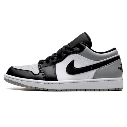 Tênis Air jordan 1 Low Masculino "Shadow Toe" Cinza / Preto - 553558-052
