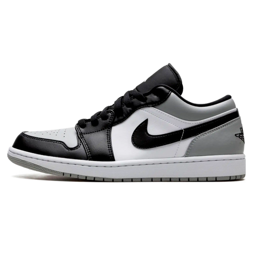 Tênis Air jordan 1 Low Masculino "Shadow Toe" Cinza / Preto - 553558-052
