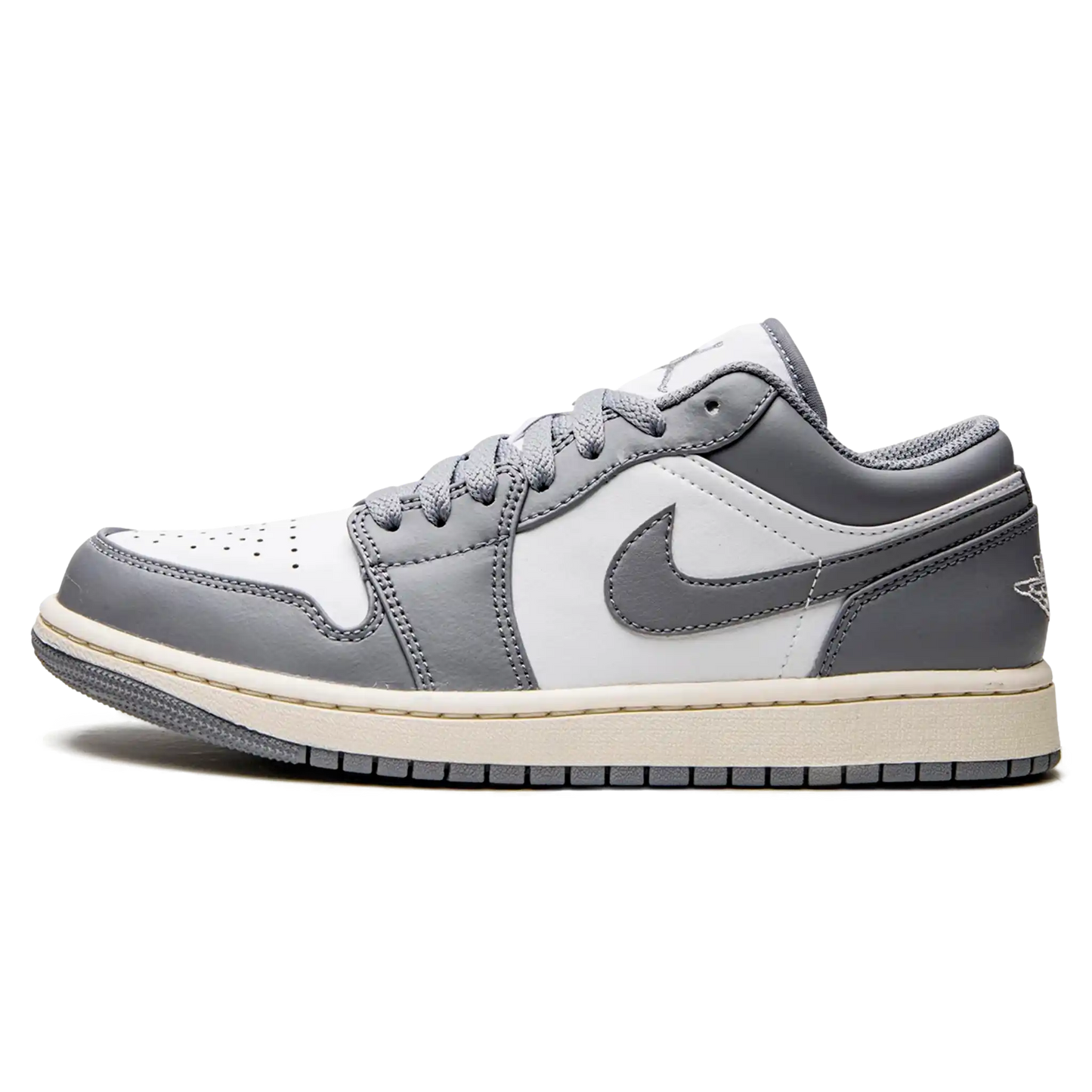 Tênis Air jordan 1 Low Masculino "Vintage Grey" Cinza / Branco - 553558-053