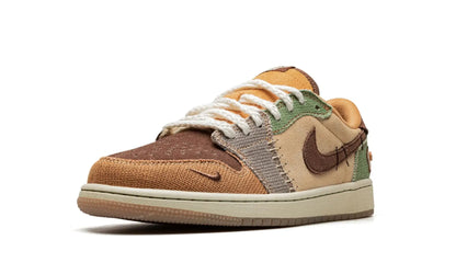 Tênis Air jordan 1 Low Masculino "Voodoo" Marrom / Bege - DZ7292-200