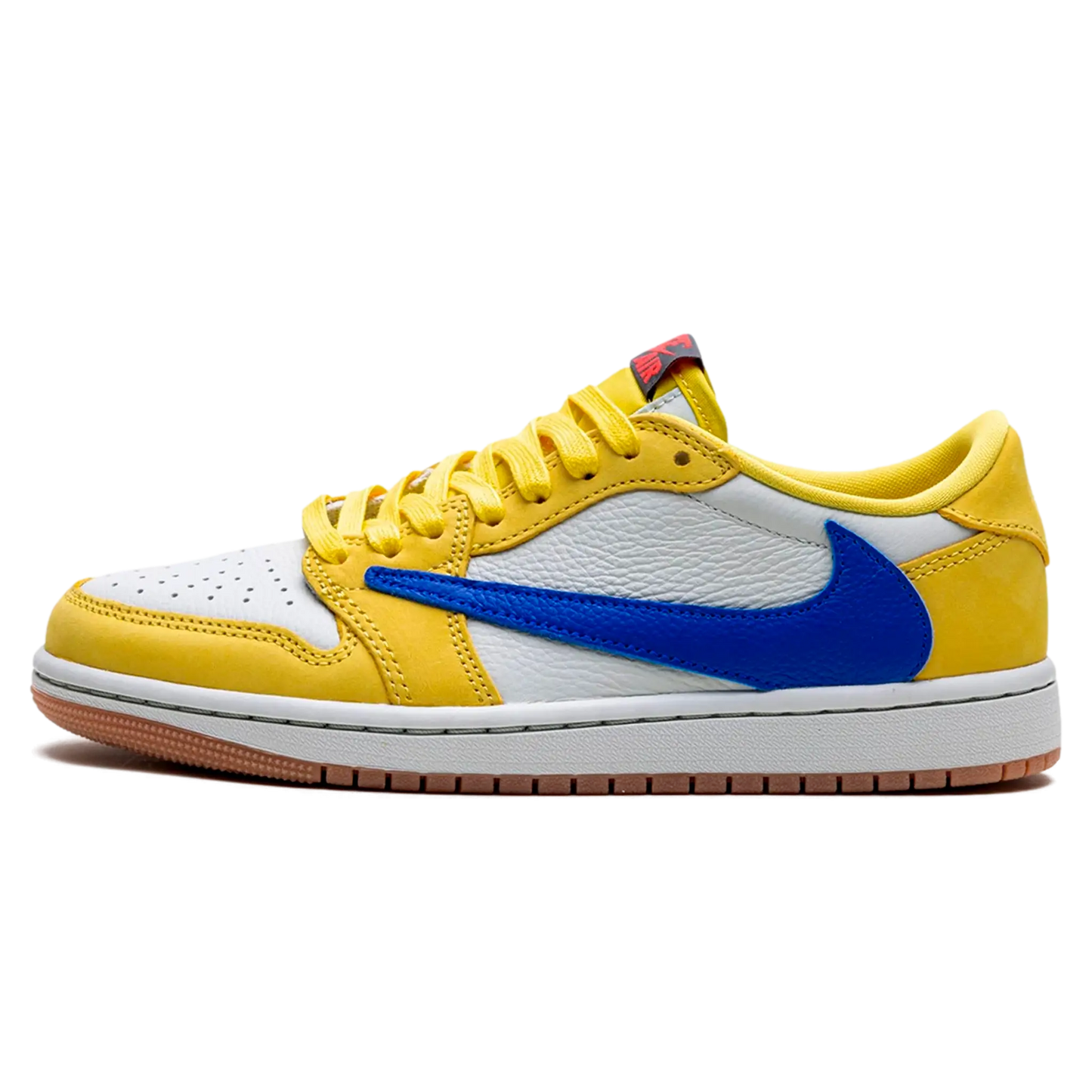 Tênis Air Jordan 1 Low x Travis Scott "Canary" Amarelo - DZ4137-700