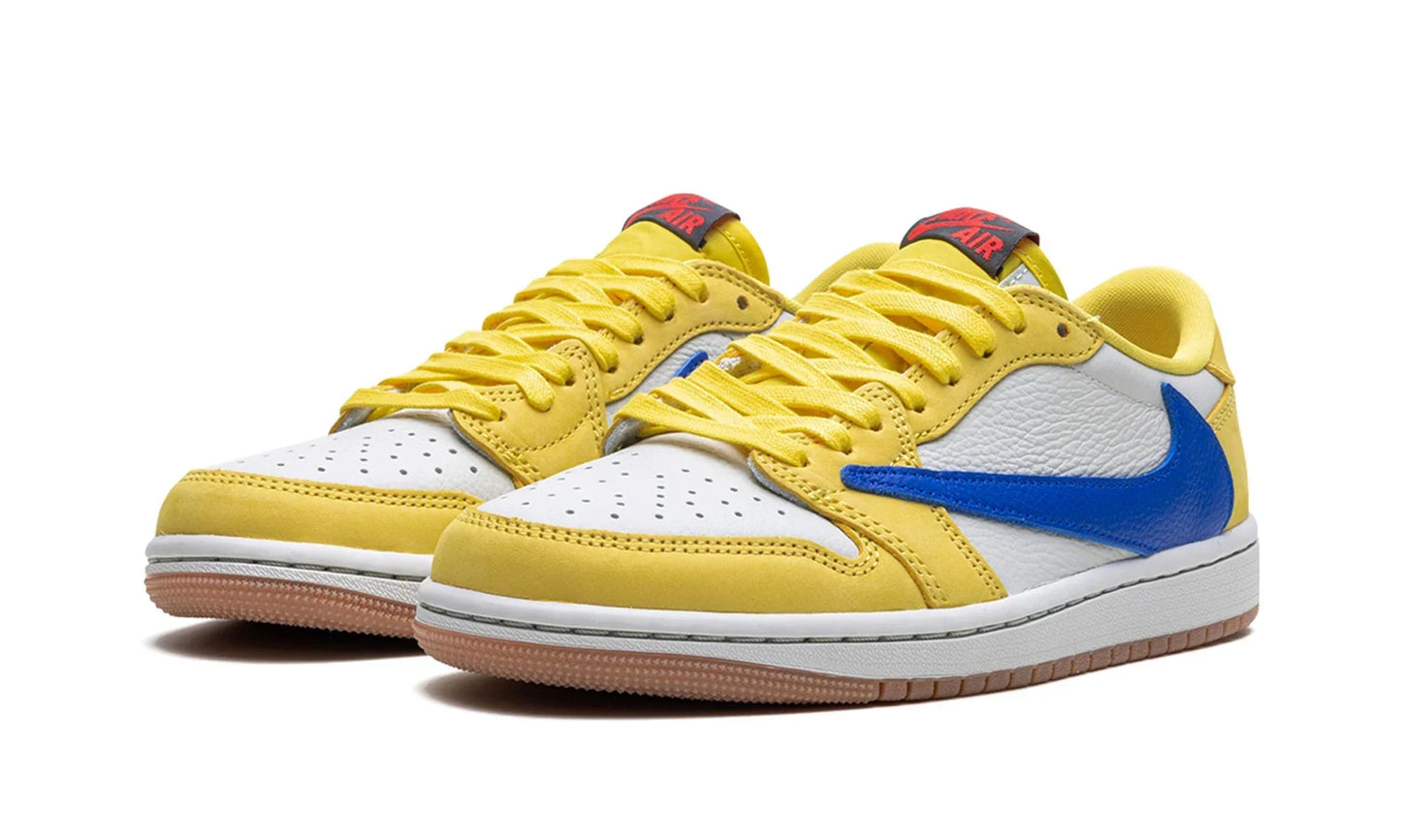 Tênis Air Jordan 1 Low x Travis Scott "Canary" Amarelo - DZ4137-700