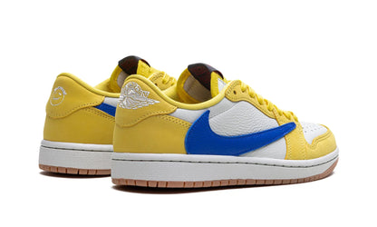 Tênis Air Jordan 1 Low x Travis Scott "Canary" Amarelo - DZ4137-700