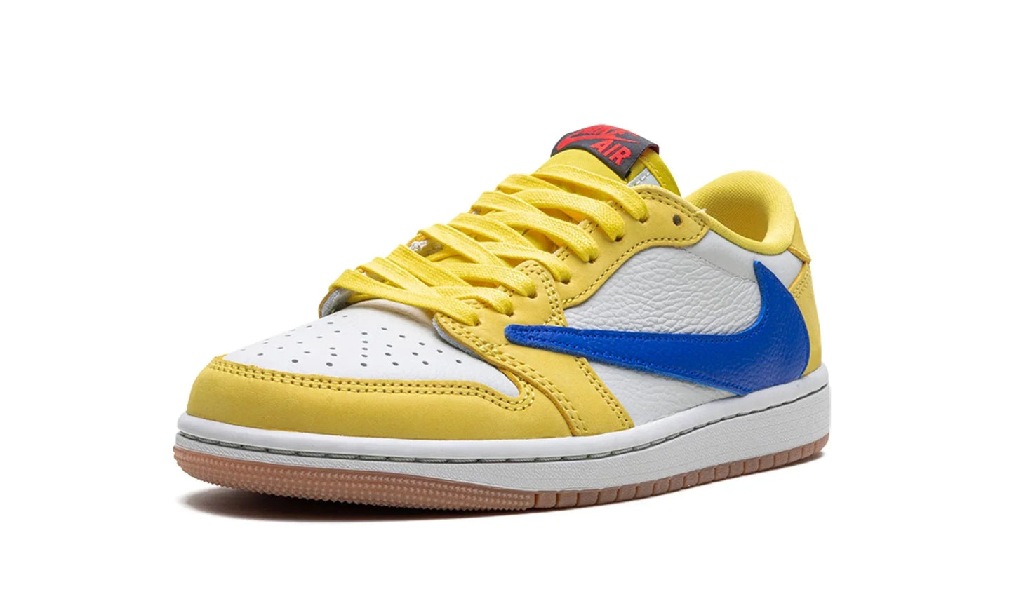 Tênis Air Jordan 1 Low x Travis Scott "Canary" Amarelo - DZ4137-700