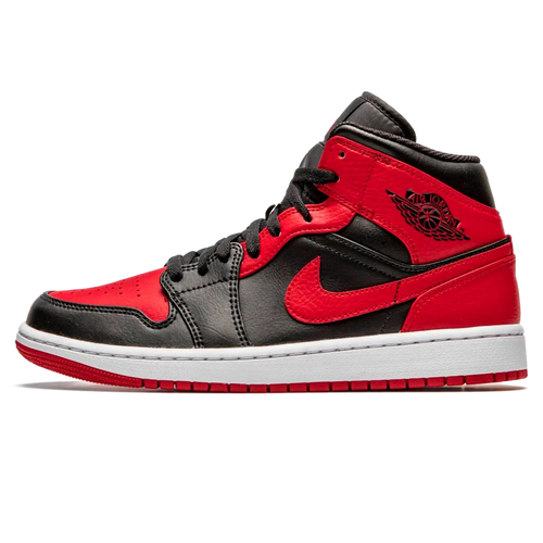 Tênis Air Jordan 1 Mid "Banned" Vermelho / Preto - 554725-074