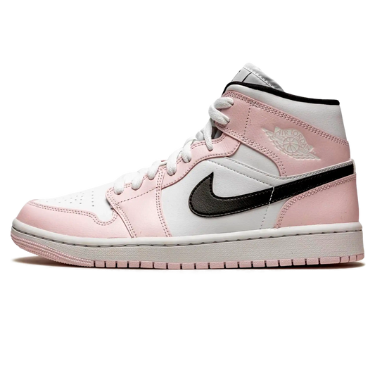 Tênis Air Jordan 1 Mid Feminino "Barely Pink" Rosa - BQ6472-500