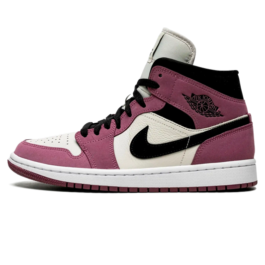 Tênis Air Jordan 1 Mid Feminino "Berry Pink" Rosa - DC7267-500