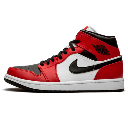 Tênis Air Jordan 1 Mid "Chicago Black Toe" Vermelho - 554724-069