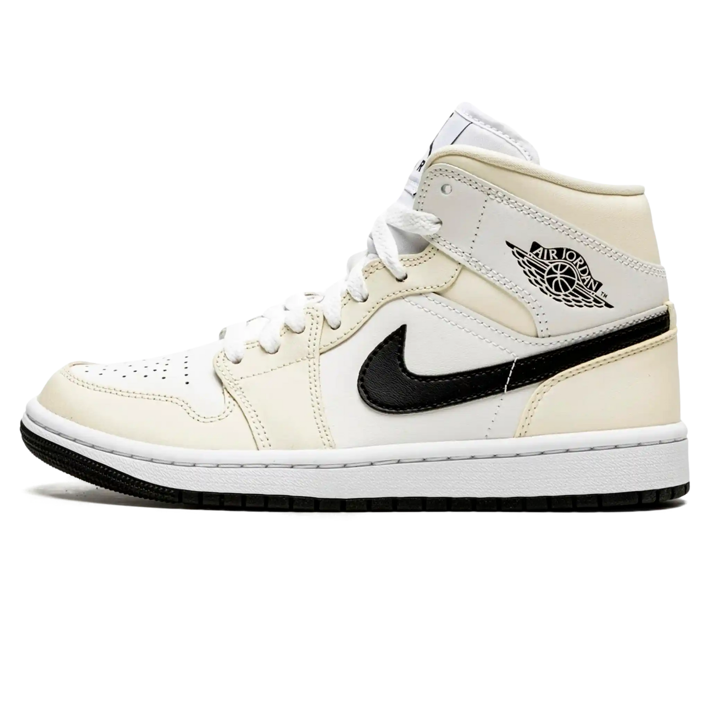 Tênis Air Jordan 1 Mid Feminino "Coconut MIlk" Amarelo - BQ6472-121