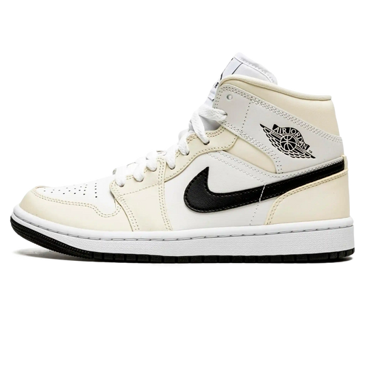 Tênis Air Jordan 1 Mid Feminino "Coconut MIlk" Amarelo - BQ6472-121