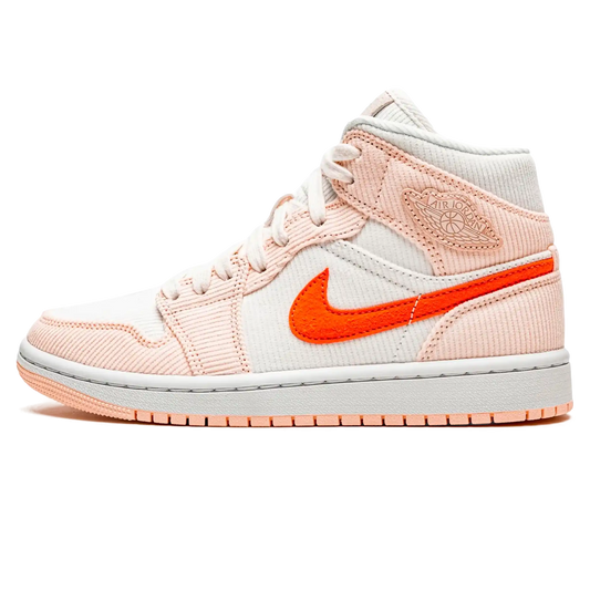 Tênis Air Jordan 1 Mid Feminino "Corduroy" Bege - DA8009-108
