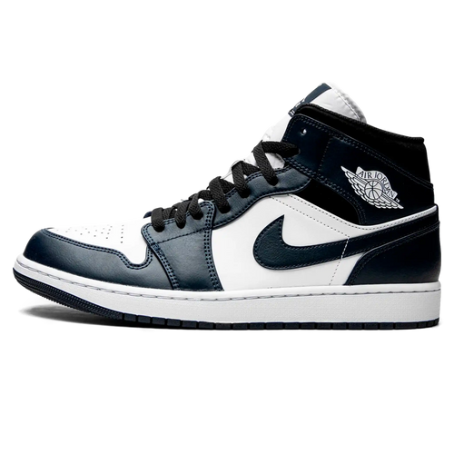 Tênis Air Jordan 1 Mid Feminino "Dark Teal" Azul - 554724-411