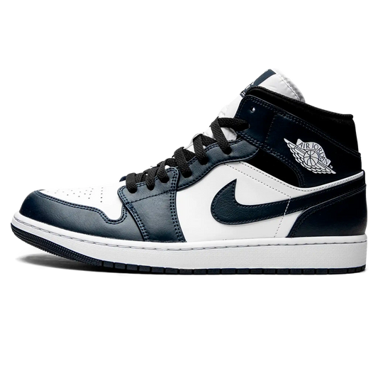 Tênis Air Jordan 1 Mid Feminino "Dark Teal" Azul - 554724-411