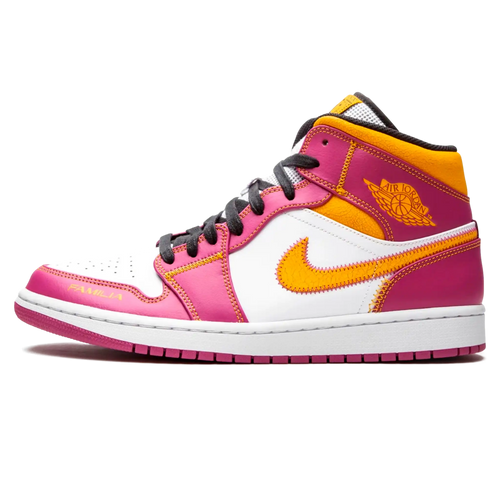 Tênis Air Jordan 1 Mid "Dia De Los Muertos" Rosa - DC0500-100