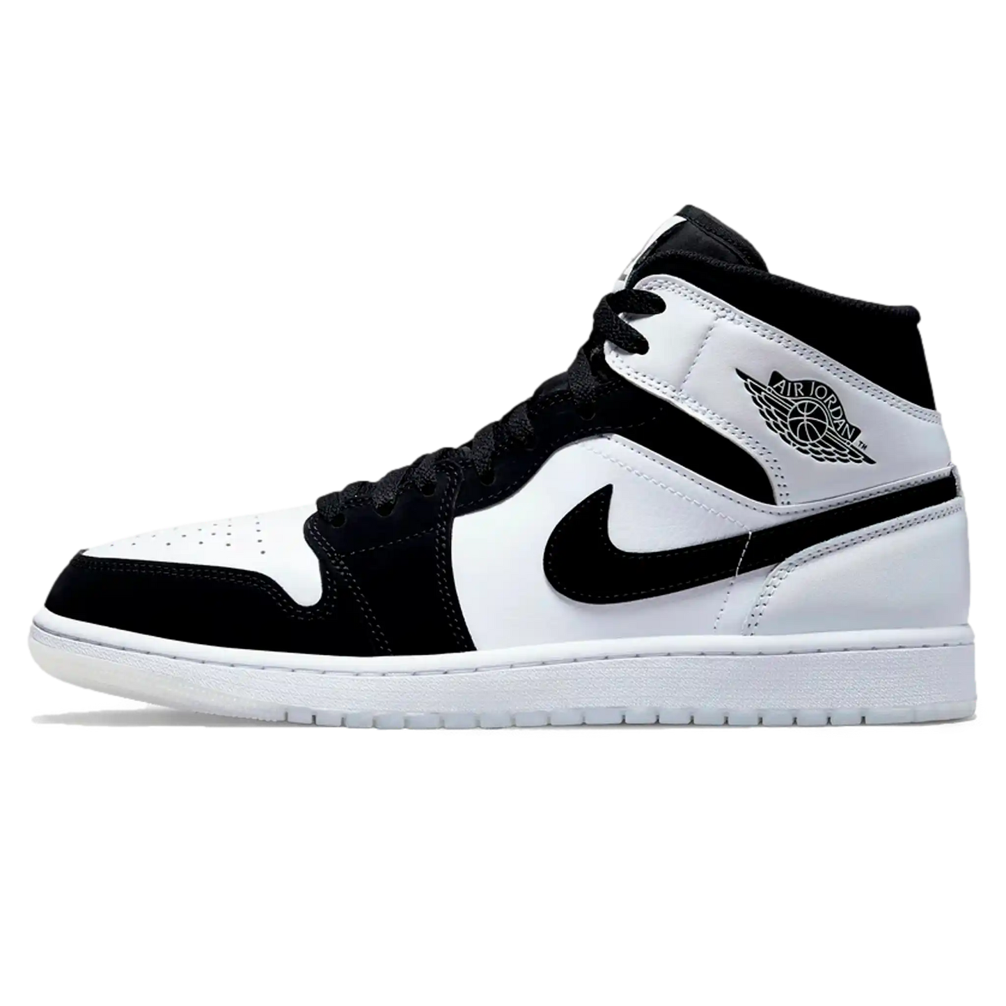 Tênis Air Jordan 1 Mid "Diamond" Preto / Branco - DH6933-100