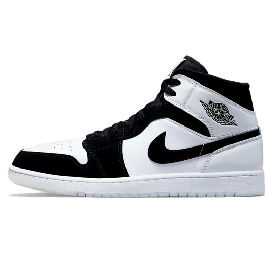 Tênis Air Jordan 1 Mid "Diamond" Preto / Branco - DH6933-100