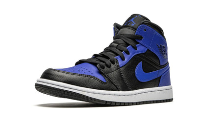 Tênis Air Jordan 1 Mid "Hyper Royal" Azul / Preto - 554724-077