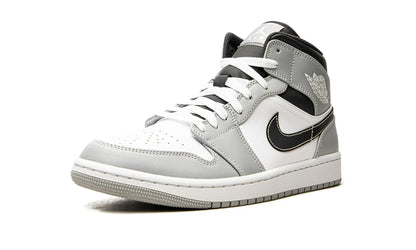 Tênis Air Jordan 1 Mid Feminino "Light Smoke Grey Anthracite" Cinza - 554725-078