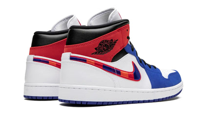 Tênis Air Jordan 1 Mid "Multi Color Swoosh" - 852542-146