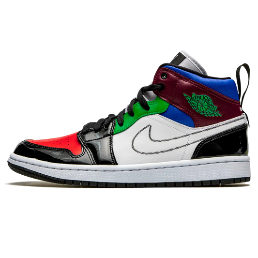 Tênis Air Jordan 1 Mid Feminino "Multicolor" - DB5454-001