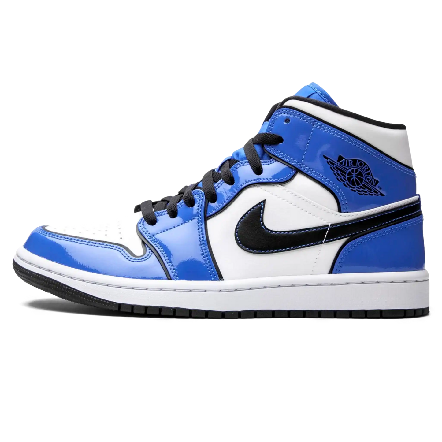 Tênis Air Jordan 1 Mid Feminino "Signal Blue" Azul - BQ6931-402