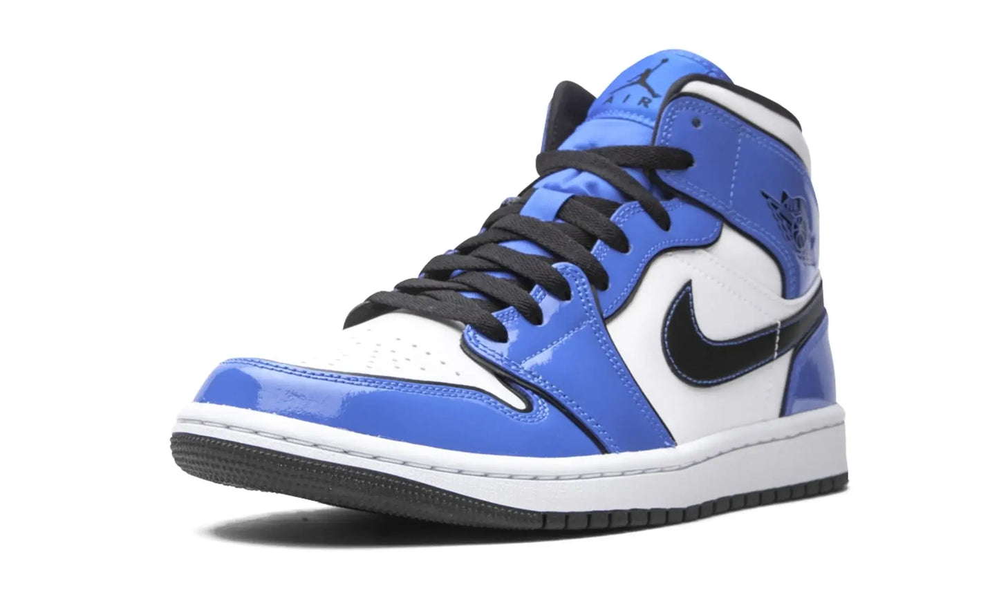Tênis Air Jordan 1 Mid Feminino "Signal Blue" Azul - BQ6931-402