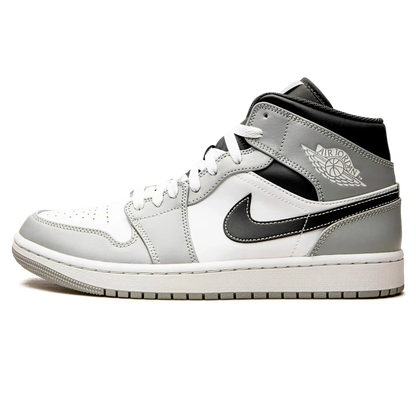 Tênis Air Jordan 1 Mid Feminino "Light Smoke Grey Anthracite" Cinza - 554725-078
