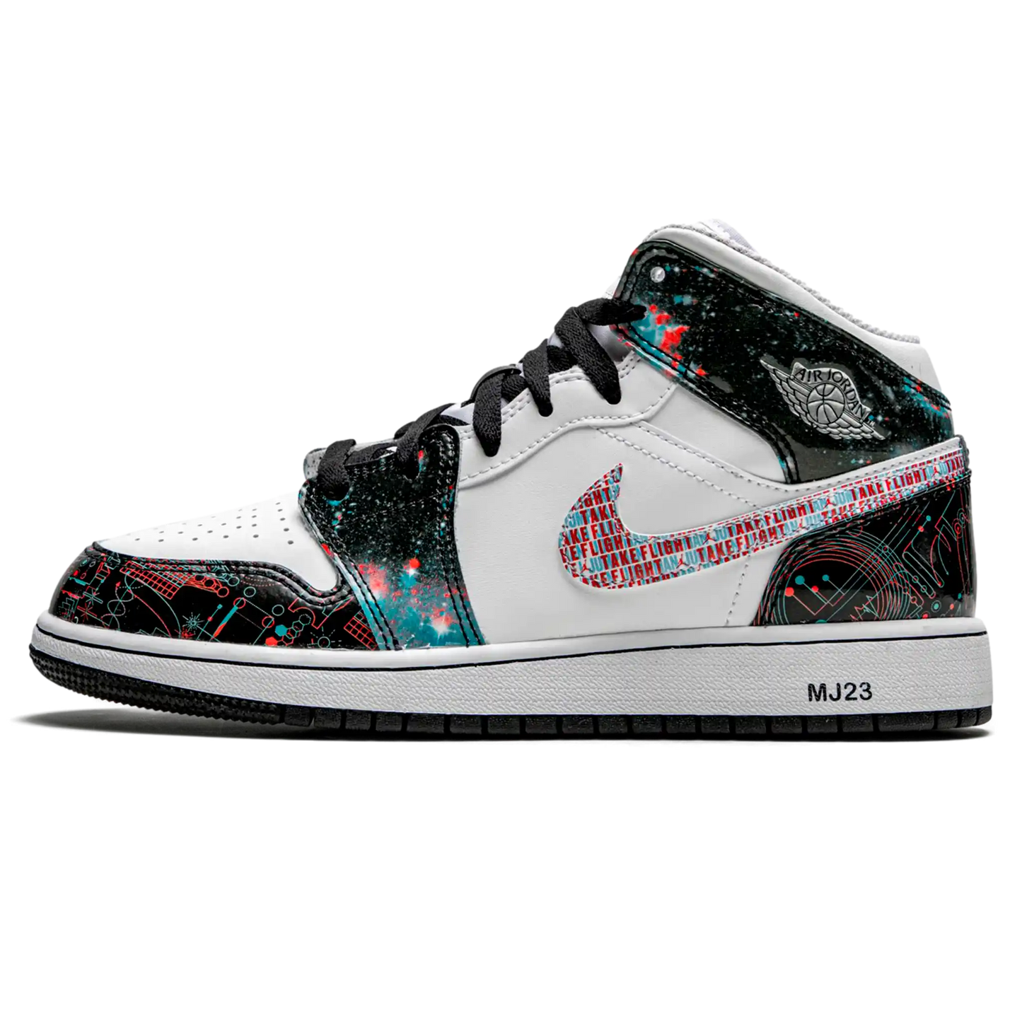Tênis Air Jordan 1 Mid "Take Flight" Azul - BQ6931-114