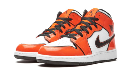 Tênis Air Jordan 1 Mid Feminino "Turf Orange" Laranja - BQ6931-802