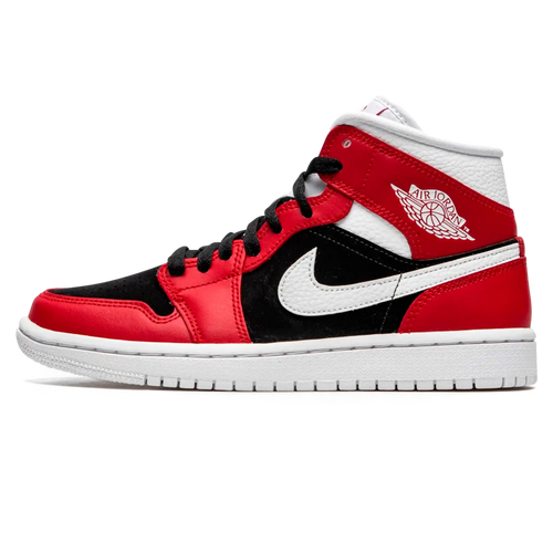 Tênis Air Jordan 1 Mid Feminino "Gym Red" Vermelho / Preto - BQ6472-601