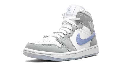 Tênis Air Jordan 1 Mid Feminino "Wolf Grey" Cinza - BQ6472-105