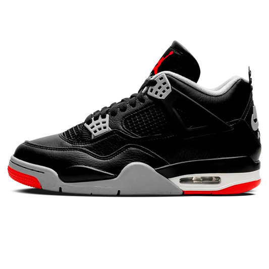 Tênis Air Jordan 4 "Bred Reimagined" Preto / Vermelho - FV5029-006