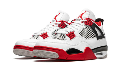 Tênis Air Jordan 4 "Fire Red" Branco / Vermelho - DC7770-160