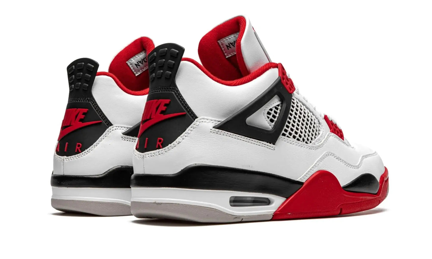 Tênis Air Jordan 4 "Fire Red" Branco / Vermelho - DC7770-160