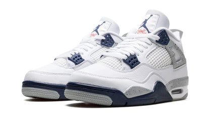 Tênis Air jordan 4 "Midnight Navy" Branco / Azul - DH6927-140