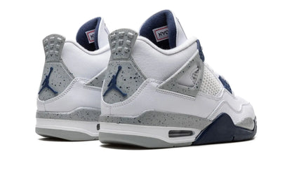 Tênis Air jordan 4 "Midnight Navy" Branco / Azul - DH6927-140