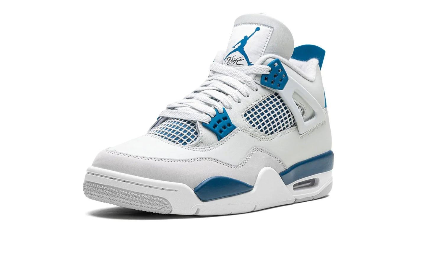 Tênis Air Jordan 4 "Military Blue" Branco / Azul - FV5029-141