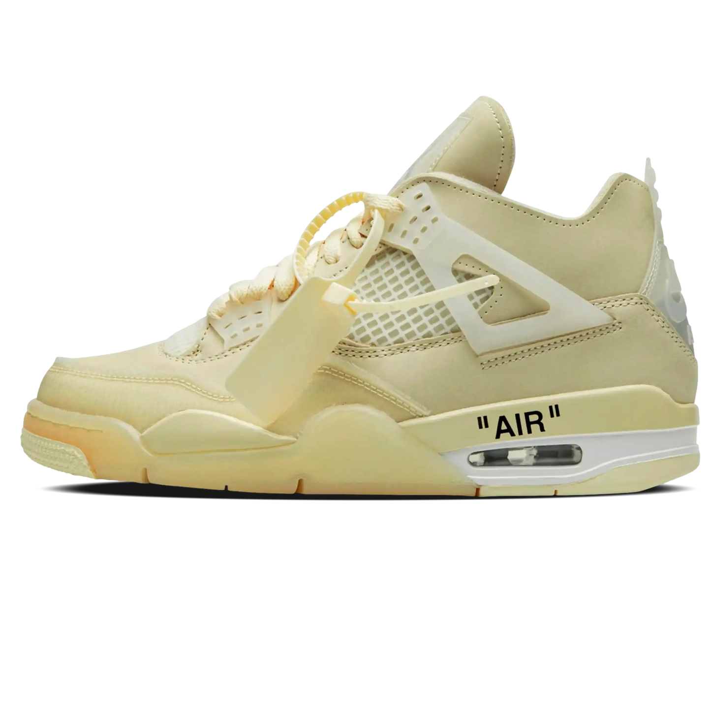 Tênis Air jordan 4 x Off-White "Sail" - CV9388-100