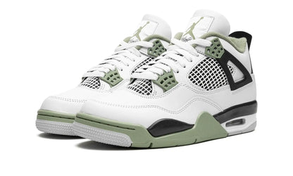 Tênis Air jordan 4 "Seafoam Oil Green" Branco / Verde - AQ9129-103