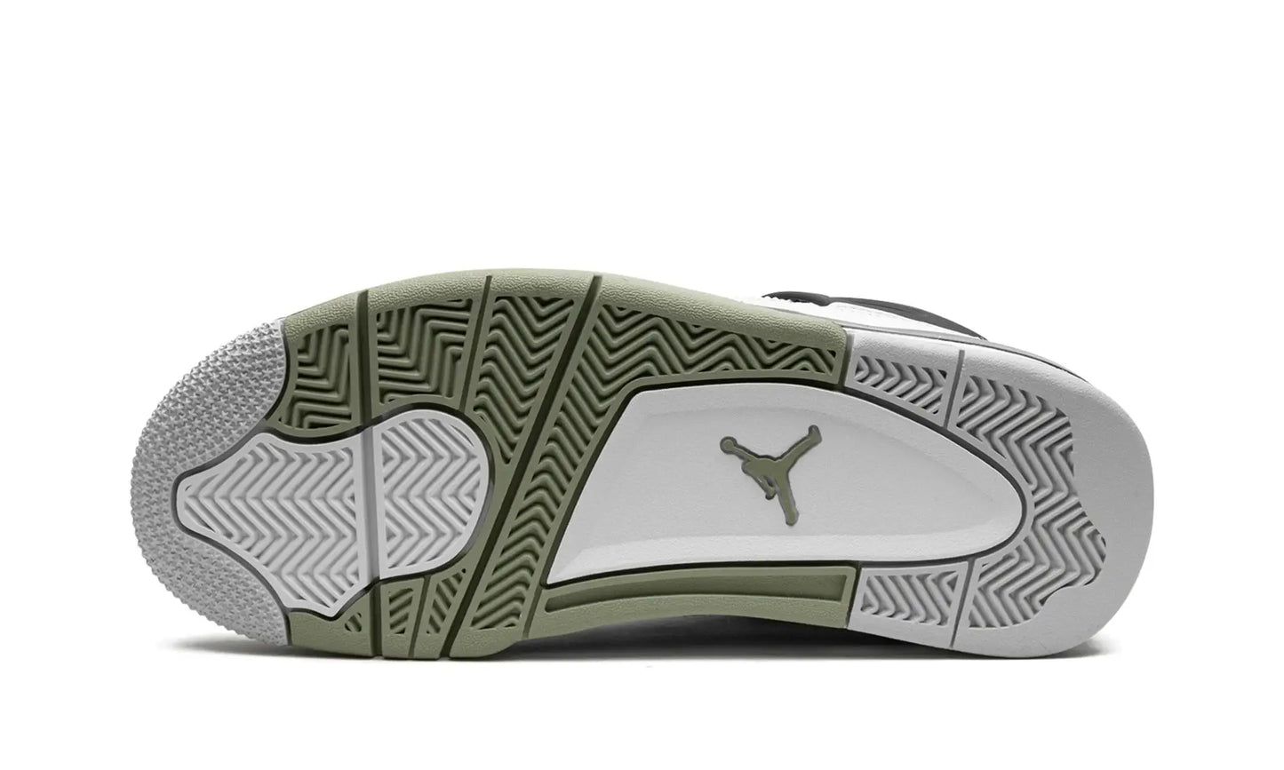 Tênis Air jordan 4 "Seafoam Oil Green" Branco / Verde - AQ9129-103