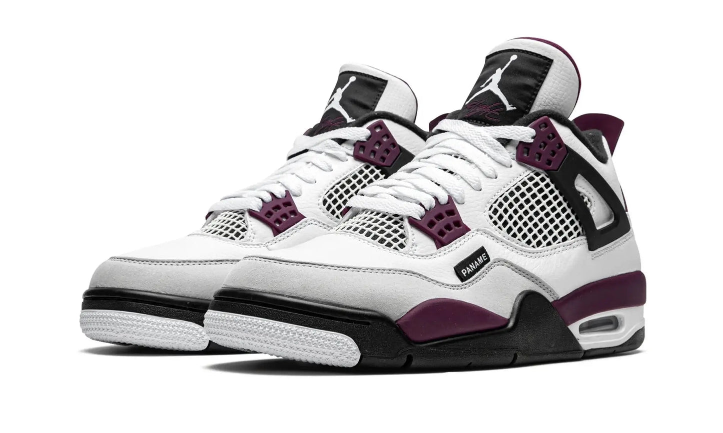 Tênis Air Jordan 4 "PSG" Branco / Roxo - CZ5624-100