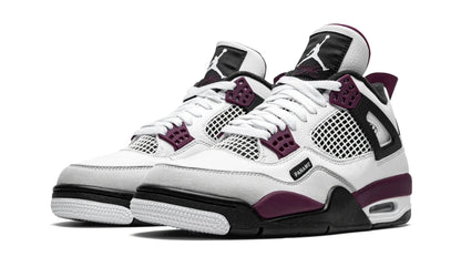 Tênis Air Jordan 4 "PSG" Branco / Roxo - CZ5624-100