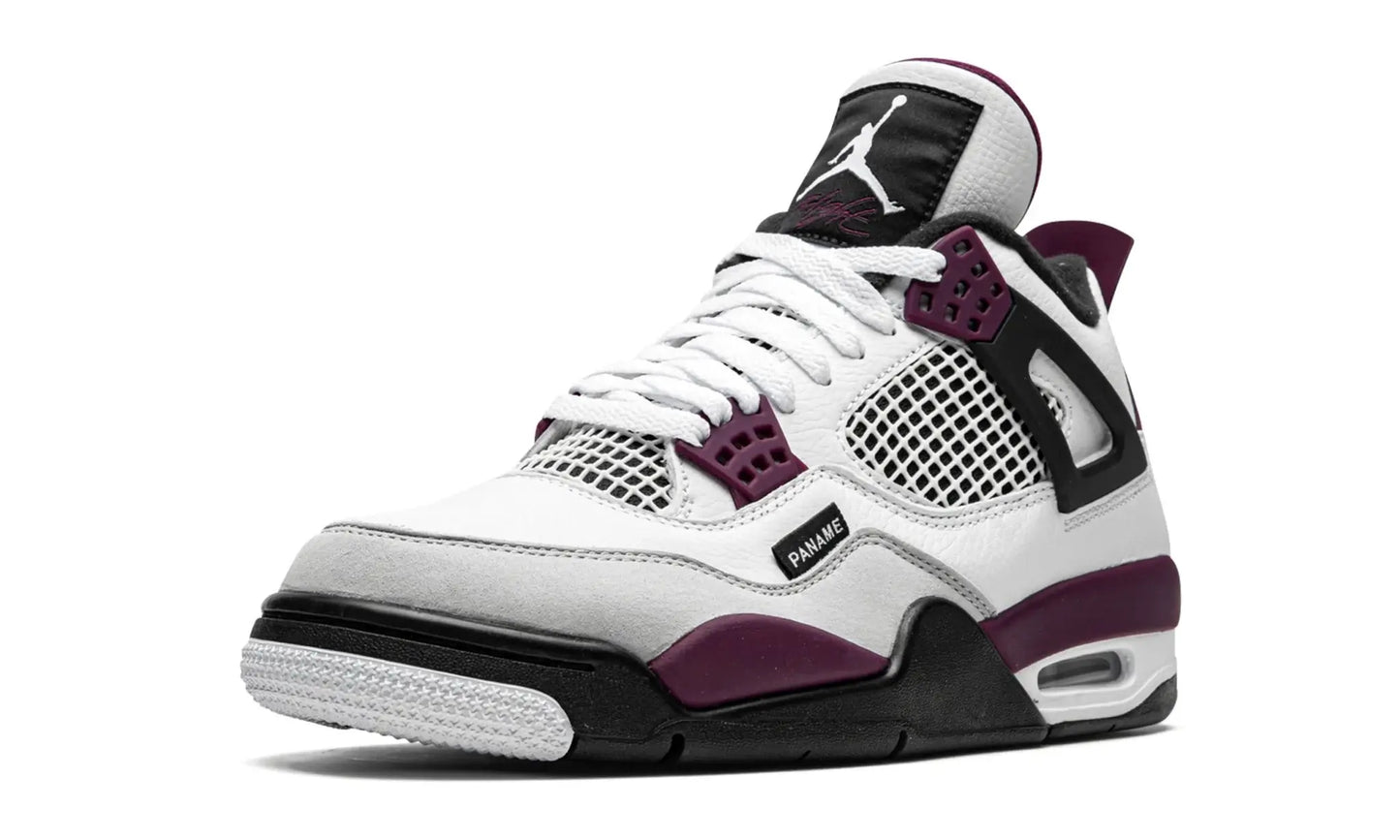 Tênis Air Jordan 4 "PSG" Branco / Roxo - CZ5624-100