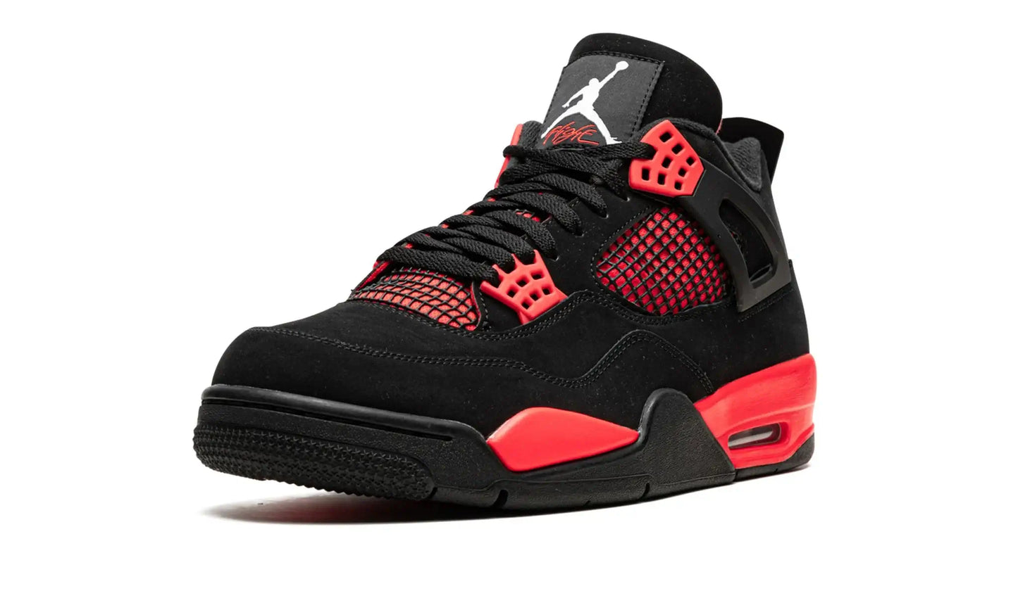 Tênis Air jordan 4 "Red Thunder" Preto / Vermelho - CT8527-016