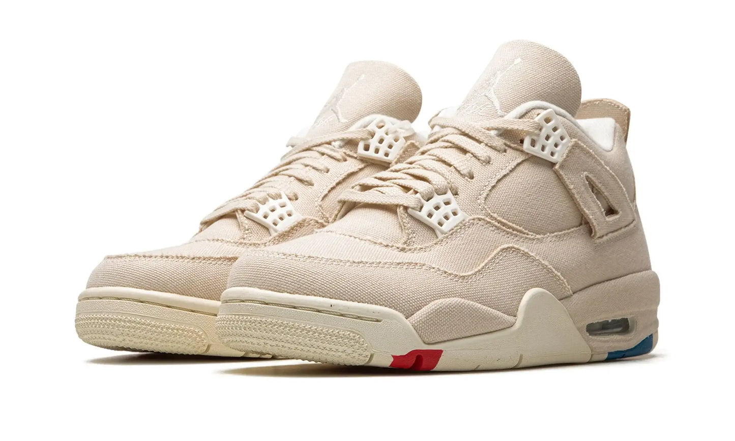 Tênis Air jordan 4 "Sail Blank Canvas" - DQ4909-100