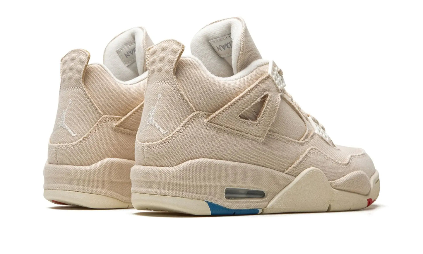Tênis Air jordan 4 "Sail Blank Canvas" - DQ4909-100