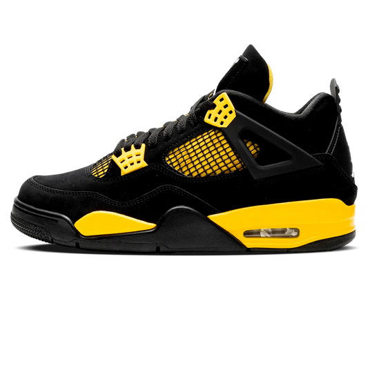 Tênis Air Jordan 4 "Thunder" Preto / Amarelo - DH6927-017