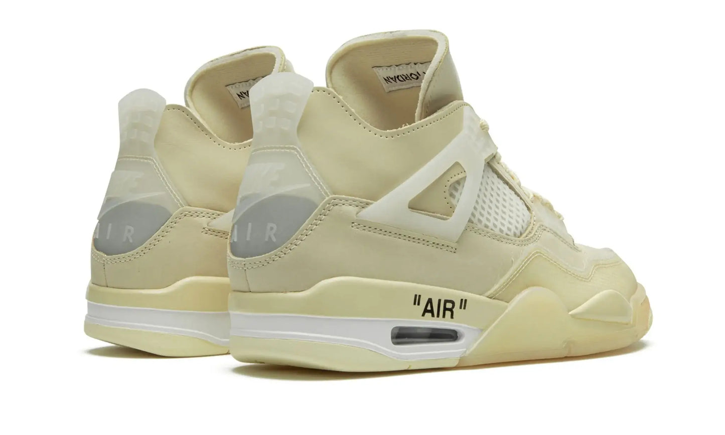 Tênis Air jordan 4 x Off-White "Sail" - CV9388-100