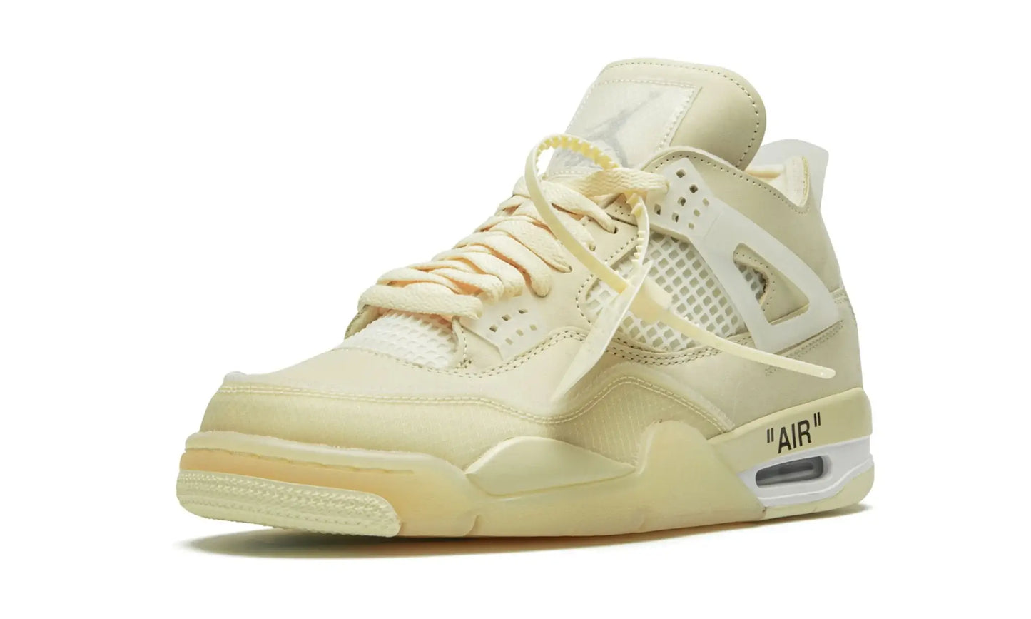 Tênis Air jordan 4 x Off-White "Sail" - CV9388-100