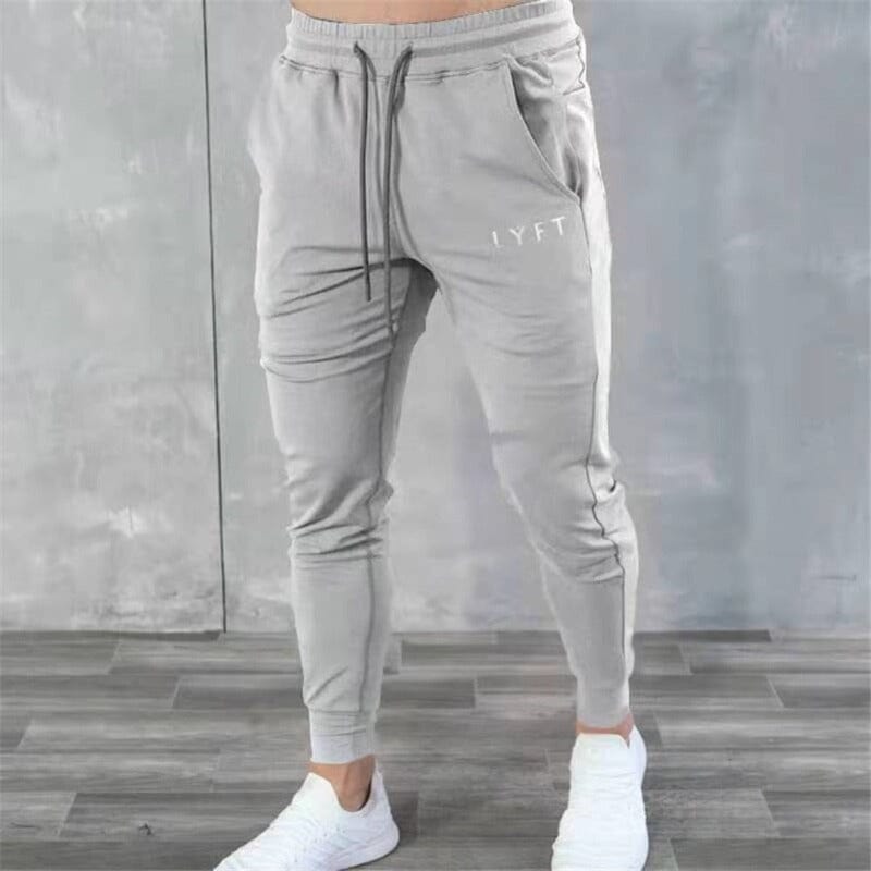 Calça Esportiva Masculina LYFT 3 Bolsos MASCULINO - ROUPAS - CALÇA ESPORTIVA 1 Lojas Quinho Cinza P 